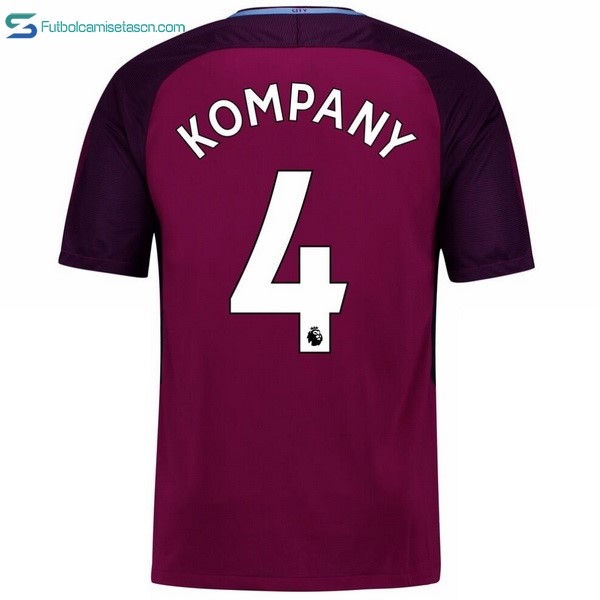 Camiseta Manchester City 2ª Kompany 2017/18